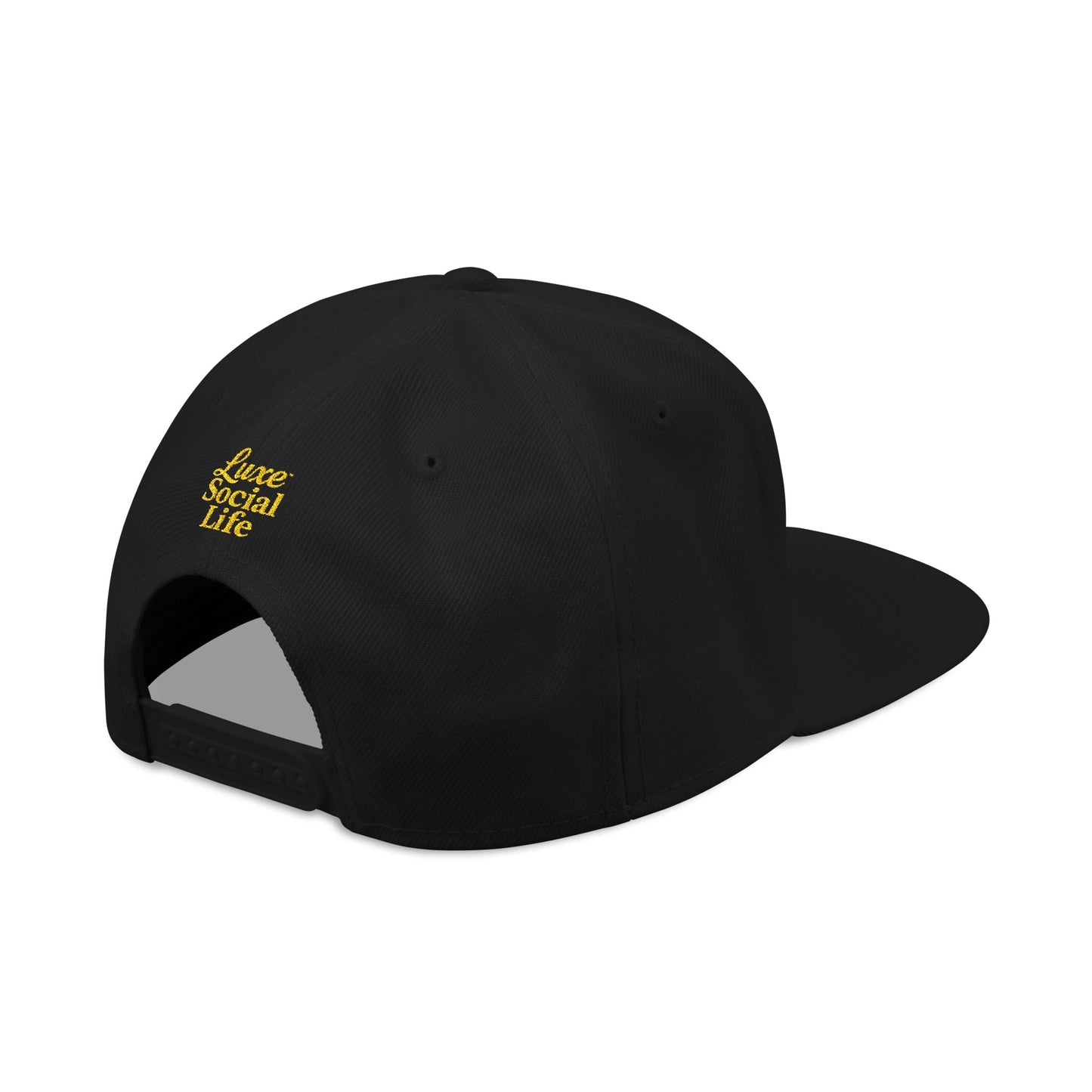 Embroidered Snapback Hat — "Champagne Problems & Caviar Dreams" Streetwear Cap
