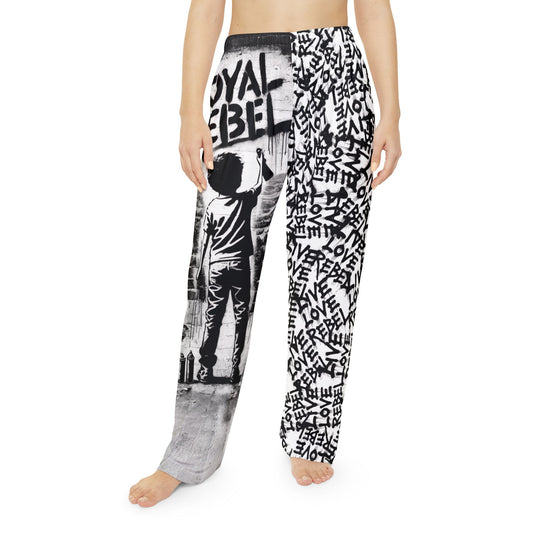 Live Love Rebel™ Women's Pajama Pants – Graffiti Inspired Design