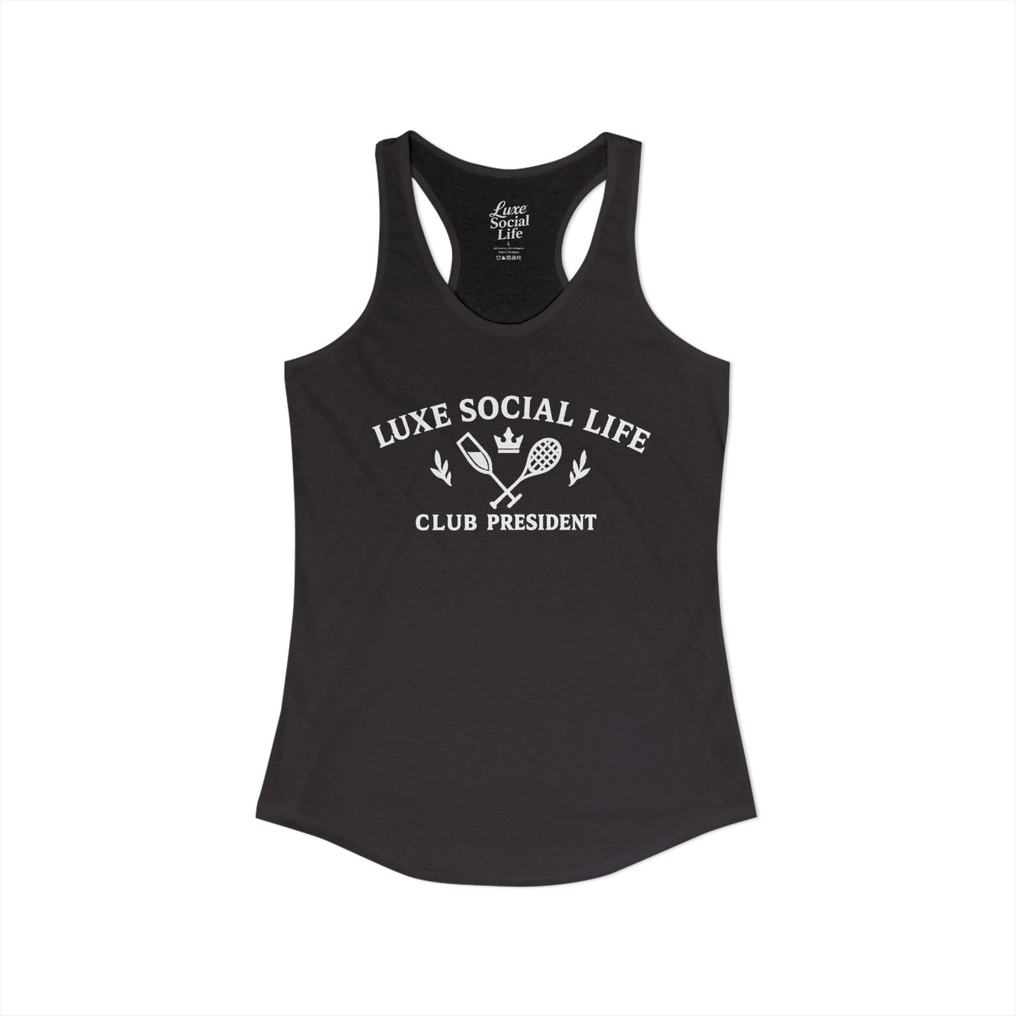 Club President - Women's Racerback Tank