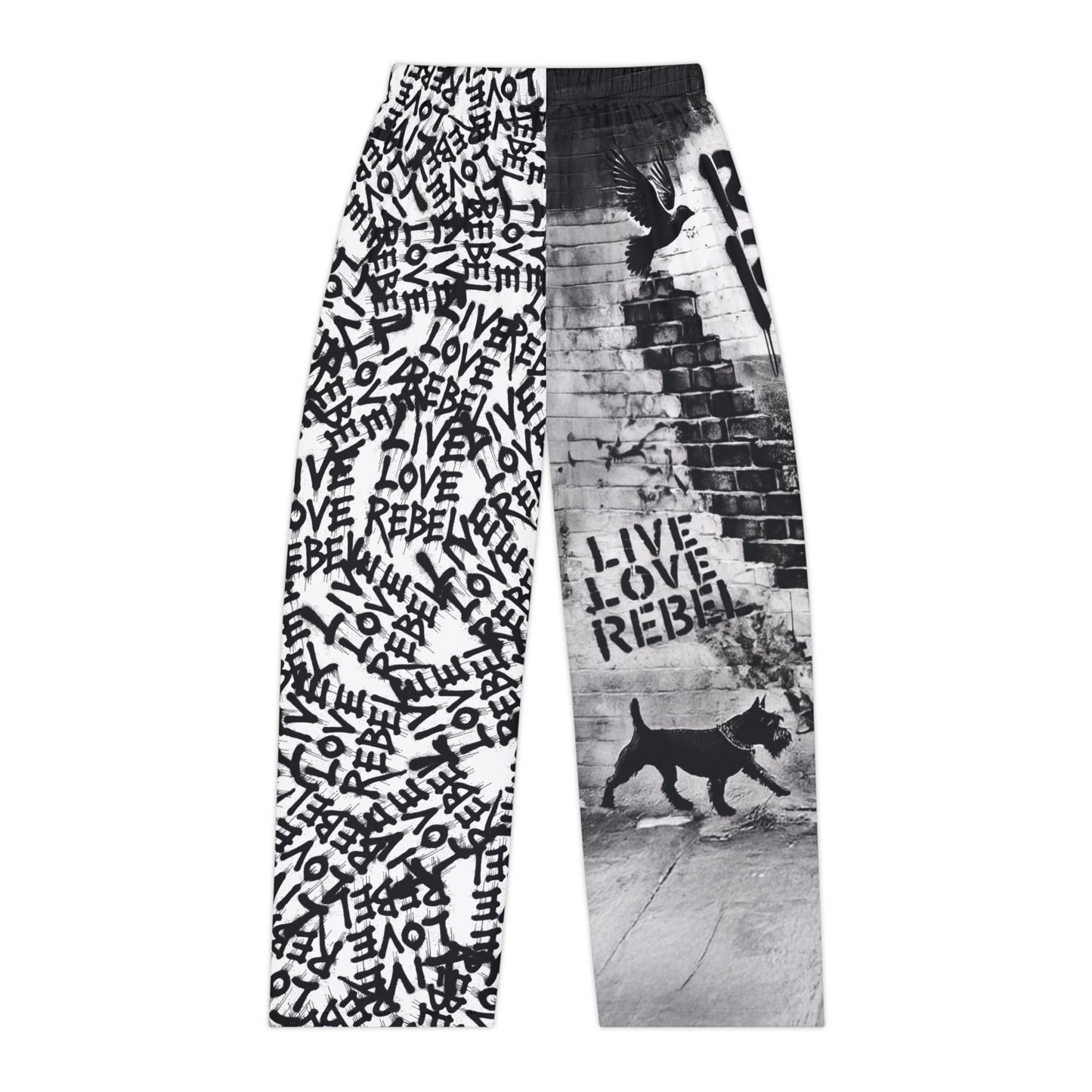 Live Love Rebel™ Women's Pajama Pants – Graffiti Inspired Design