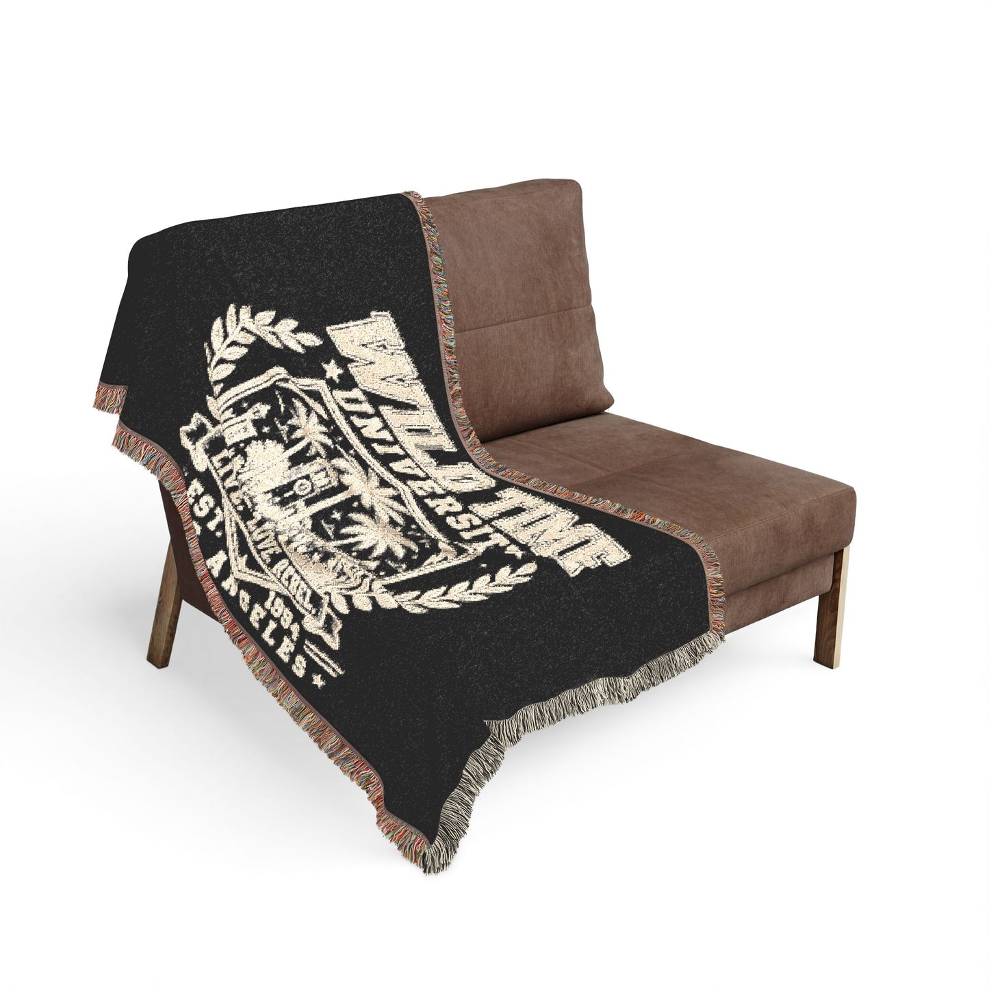 Wild Time™ University Woven Blanket - Cozy Art for the Bold Soul
