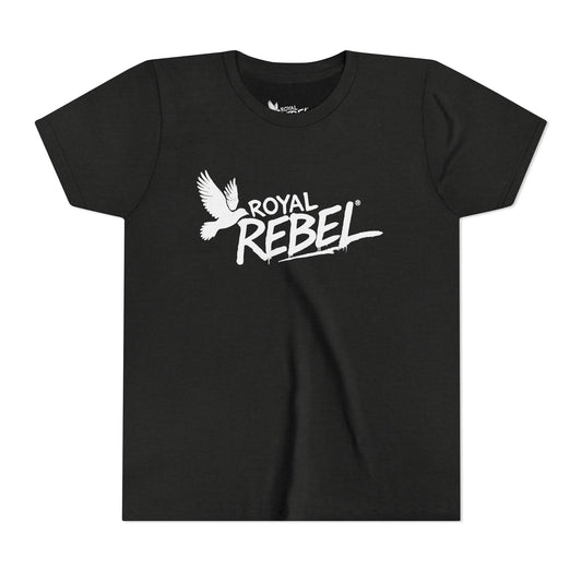 Royal Rebel Youth Tee — Kids' Graphic Skate Streetwear T-Shirt