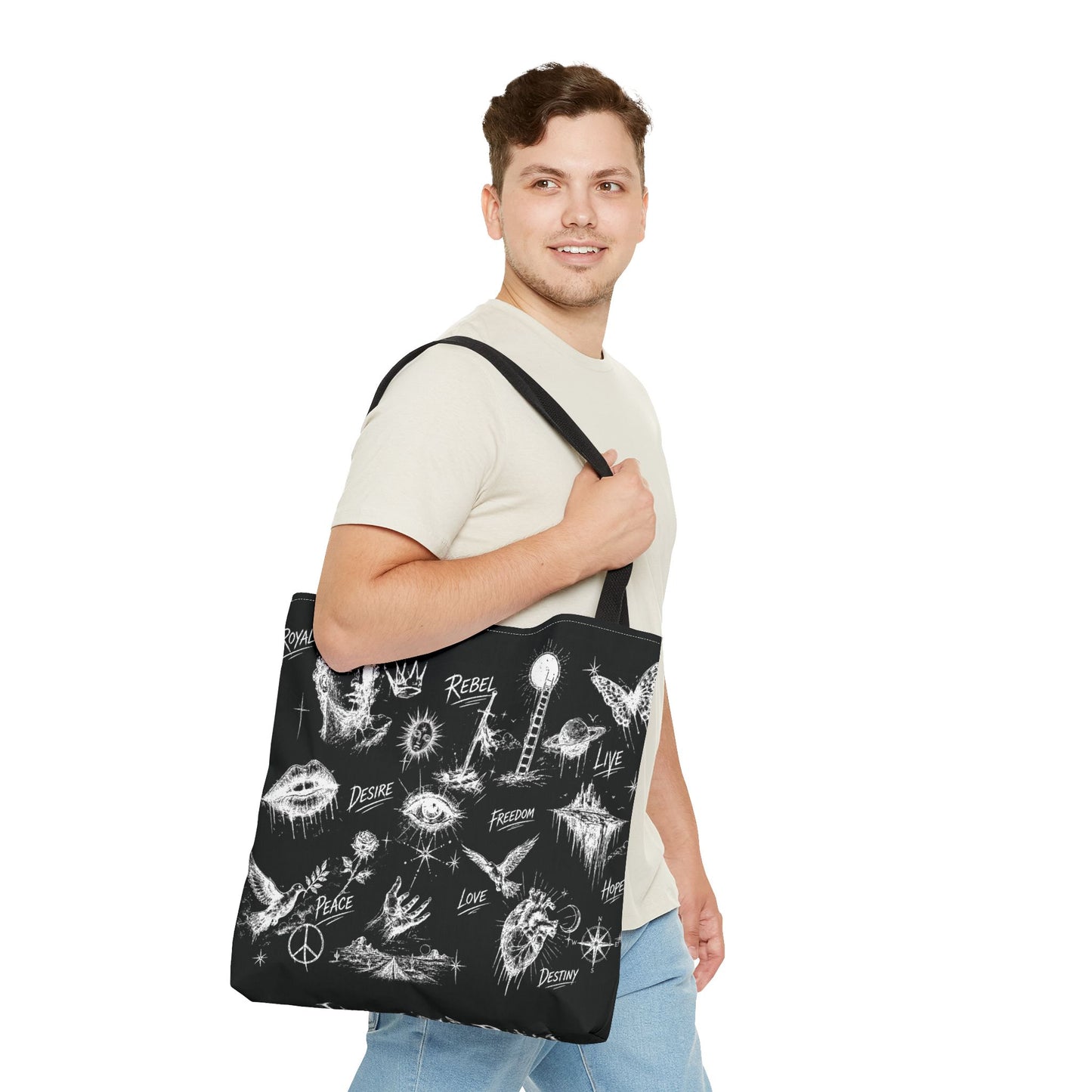 Royal Rebel® Ethereal Sketch Tote Bag