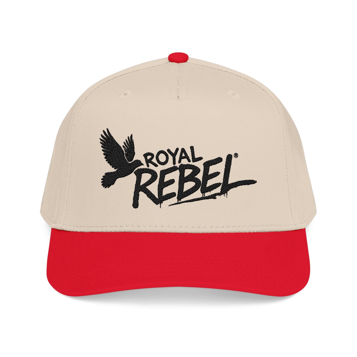 Royal Rebel® Embroidered Mid Profile Baseball Cap