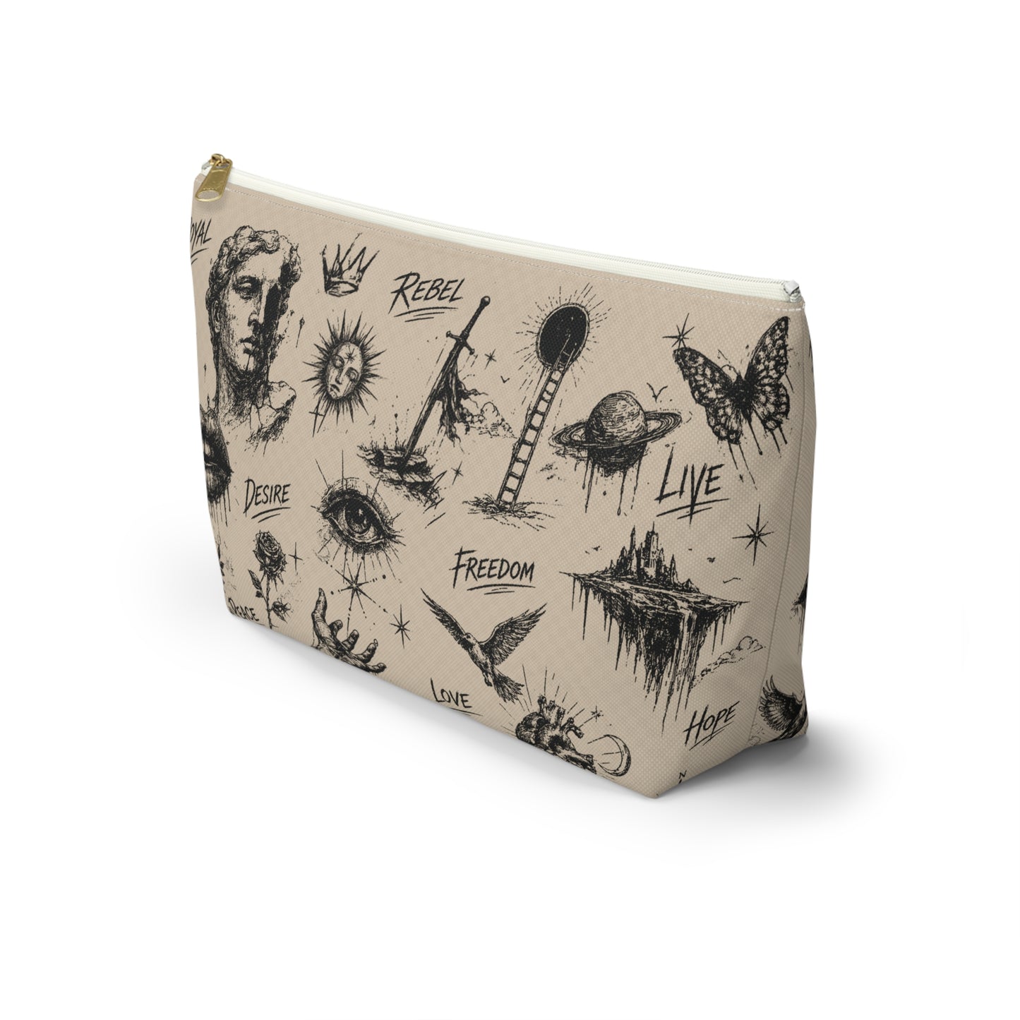 Ethereal Rebel Sketch  :  Everyday Rebel Pouch