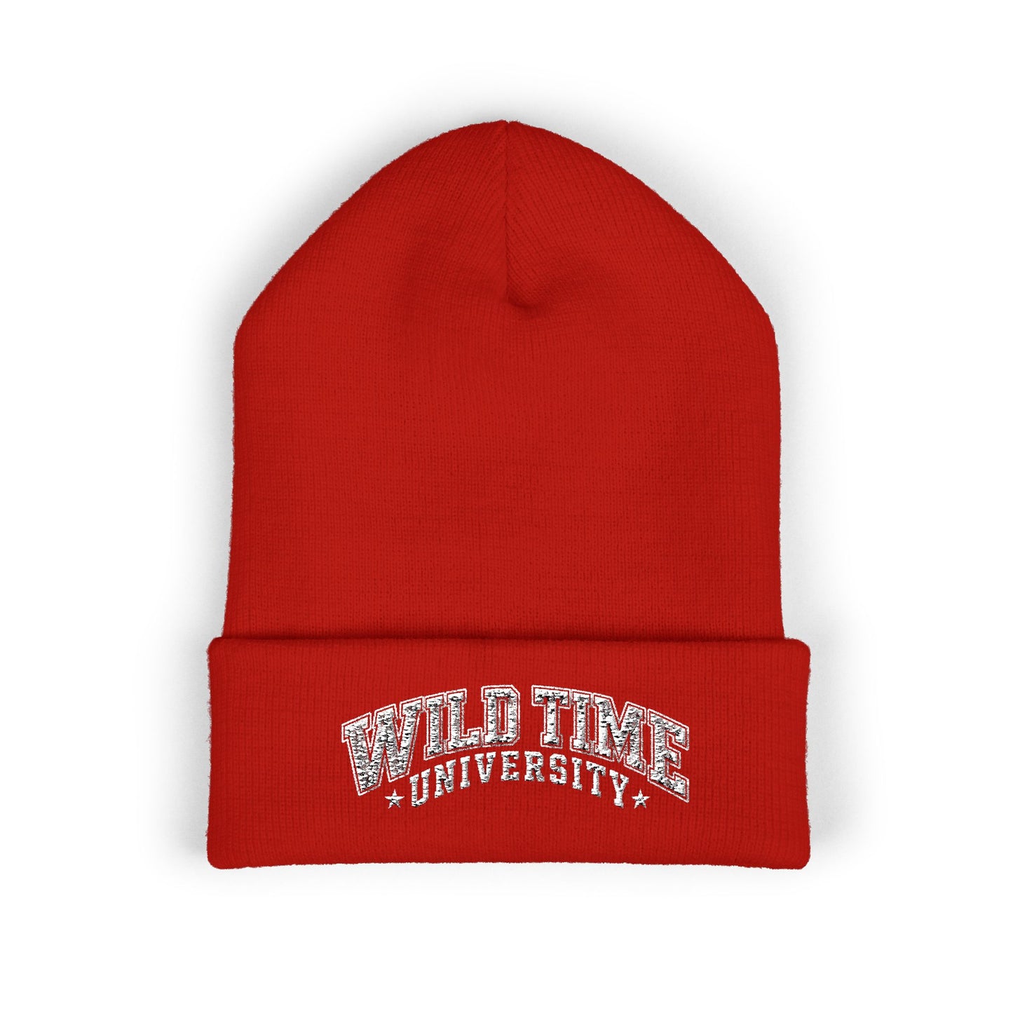 Wild Time™ University" Unisex Classic Cuffed Beanie - Embroidered