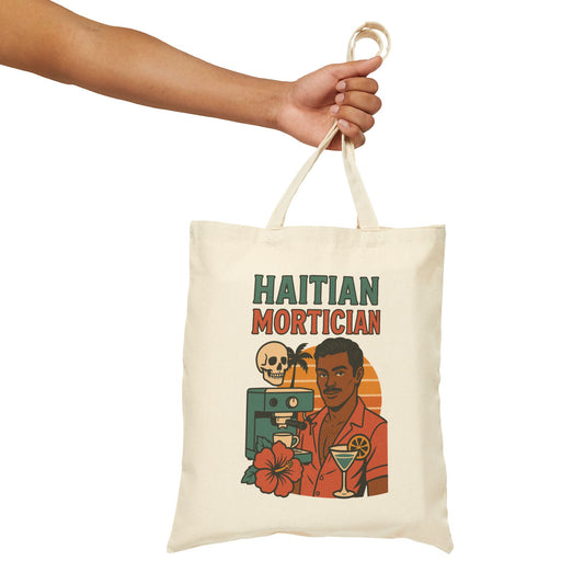 Haitian Mortician - Hello Pussycat 2 Sided Design Canvas Tote Bag
