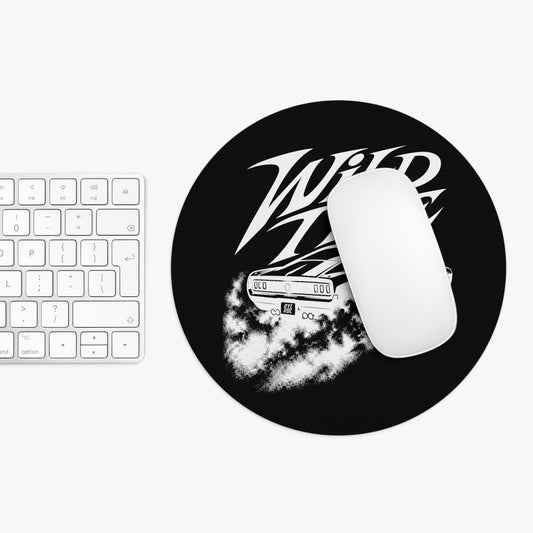 Wild Time™ Muscle Car Black Mouse Pad - Stylish & Durable