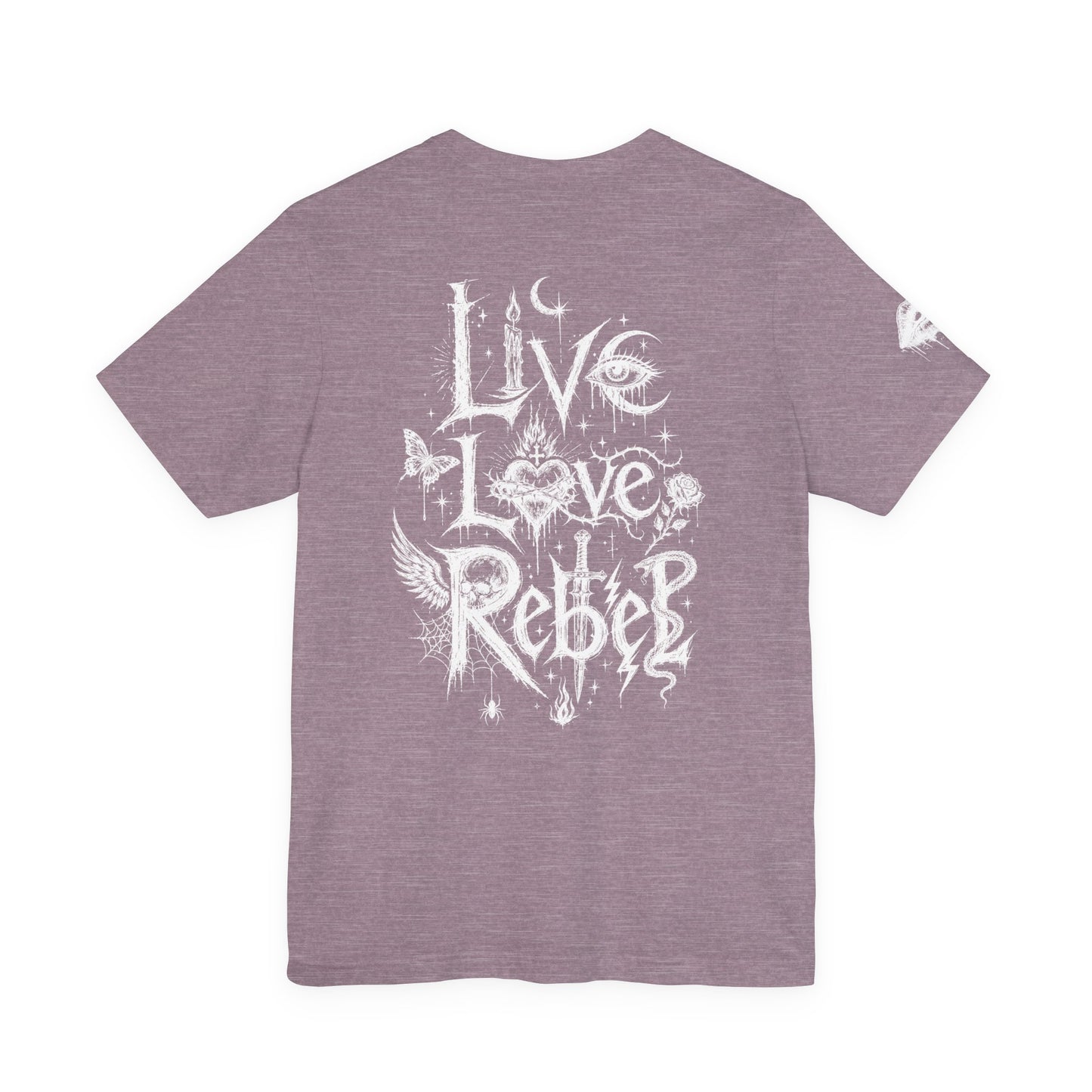 Rebel Sketch Tee - Edgy Unisex Jersey Tee for Rebel Minds
