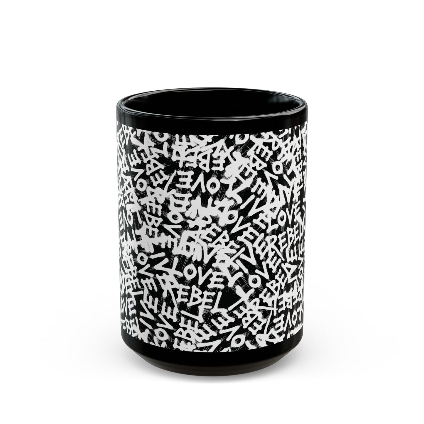 Live Love Rebel™ Black Mug - 15oz