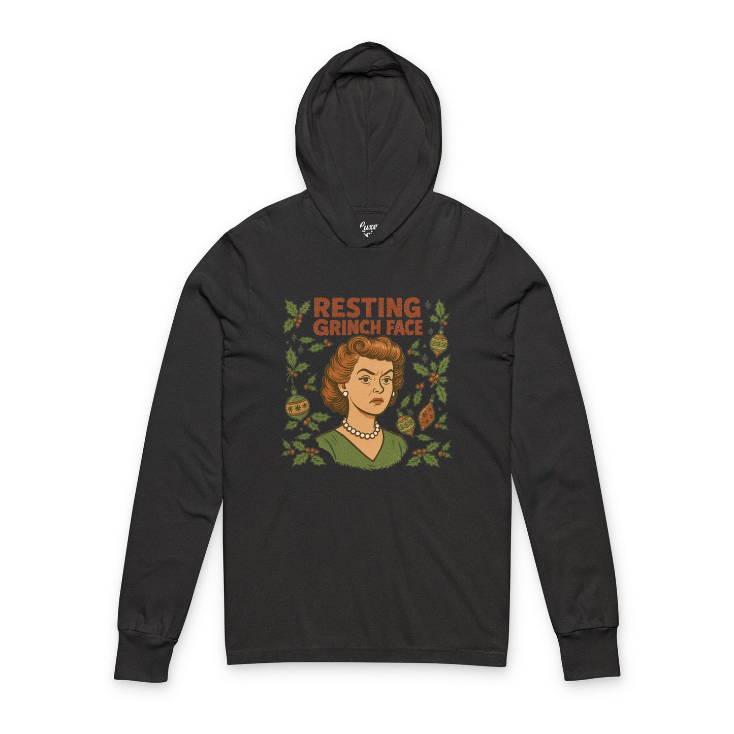 Resting Grinch Face Woman - Unisex Hoodie