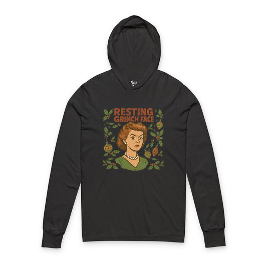 Resting Grinch Face Woman - Unisex Hoodie