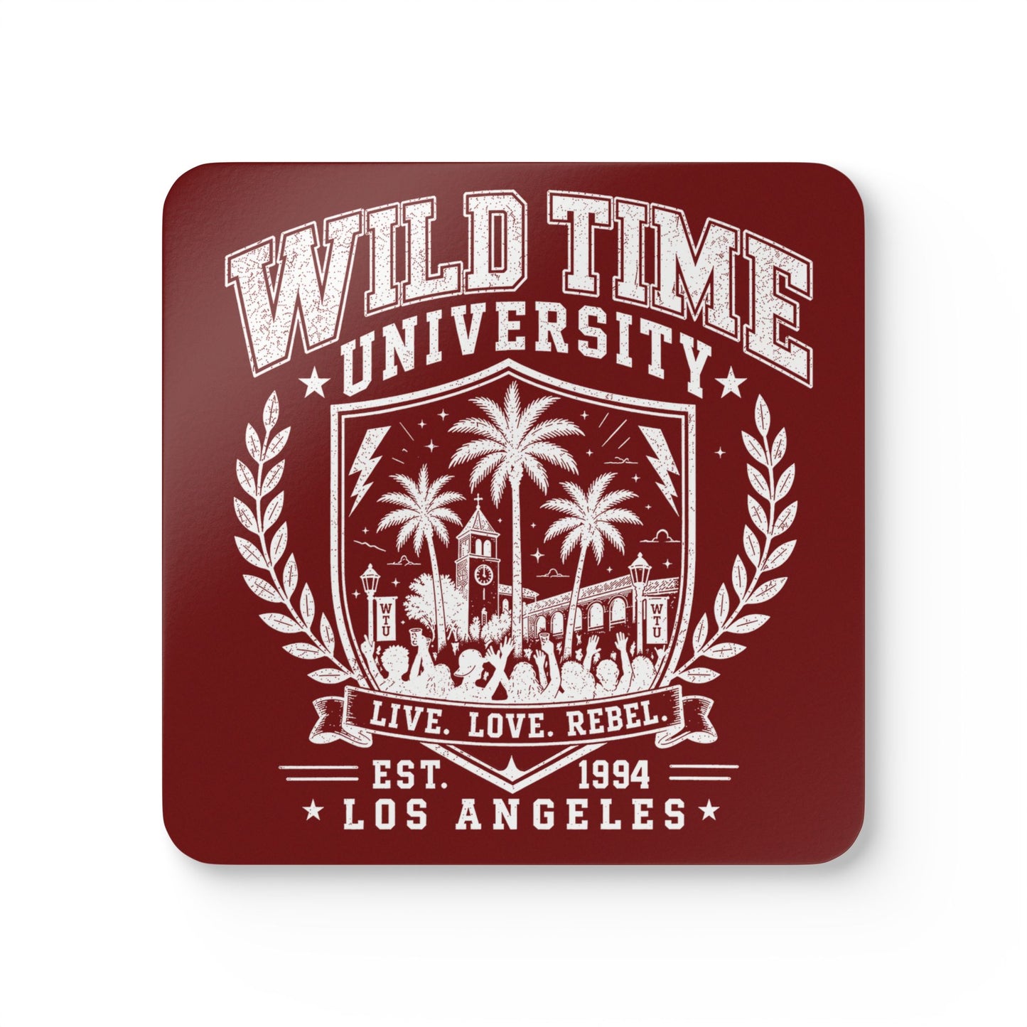 Wild Time™ University - 4 Piece Coaster Set