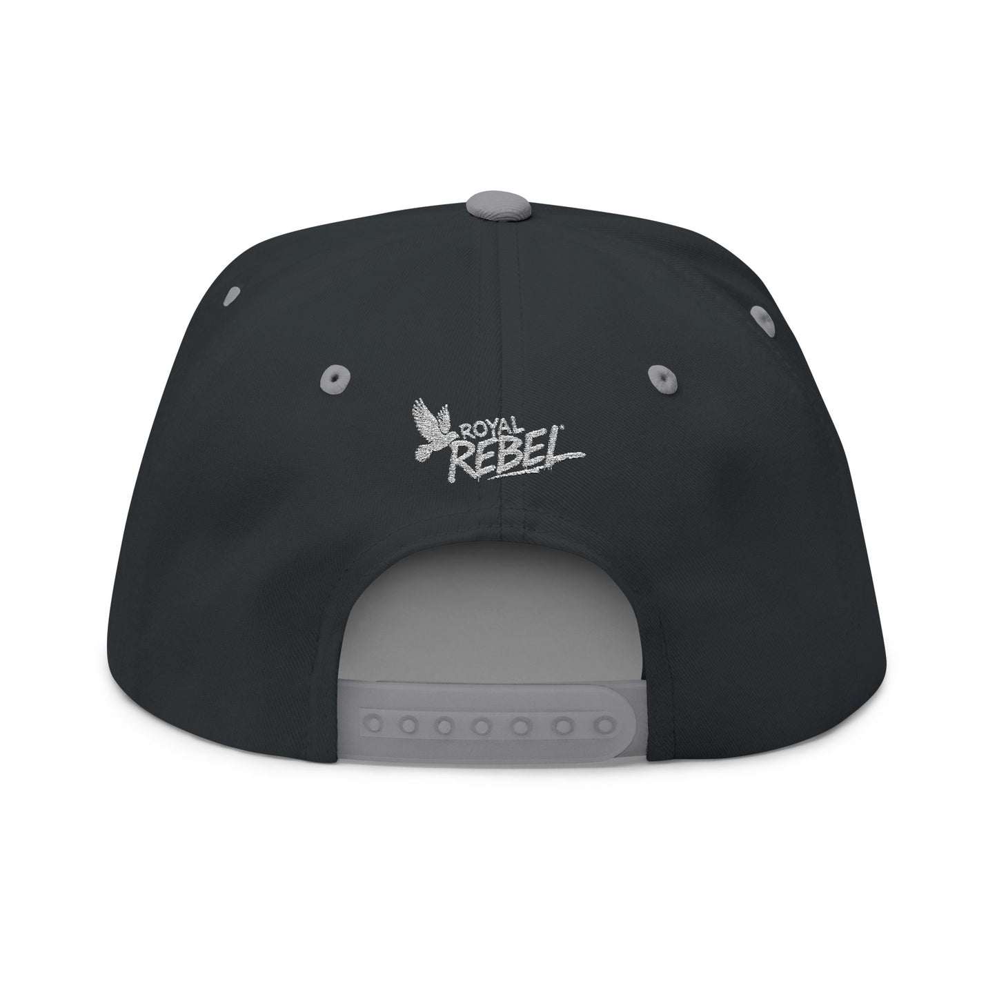 Royal Rebel® Embroidered Flat Bill Cap - Graffiti Wall