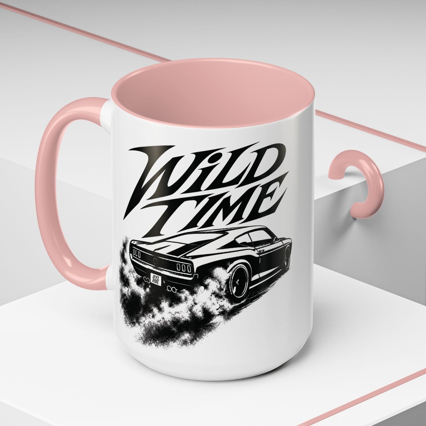 Coffee Mug - 'Wild Time' Muscle Car Accent Mug 15 oz