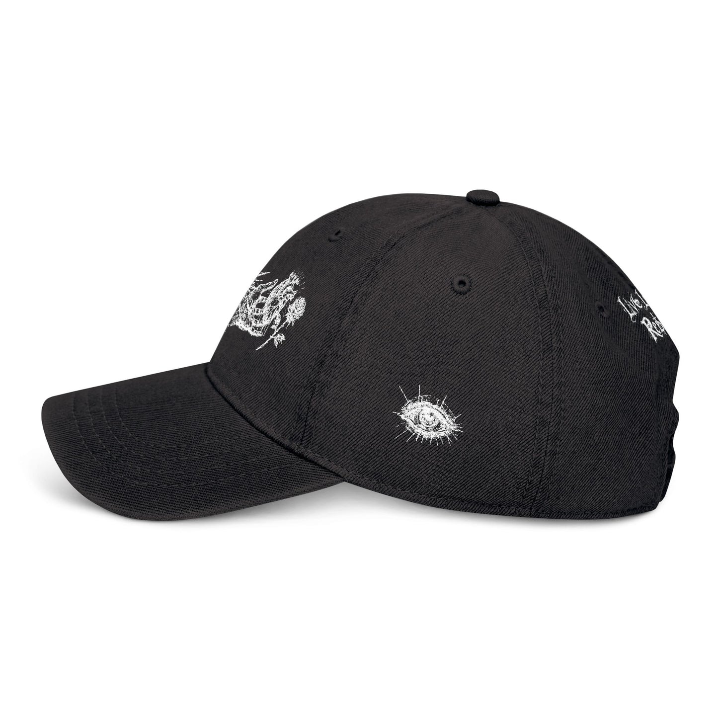 Ethereal Royal Rebel® Sketch - Denim Hat Embroidered