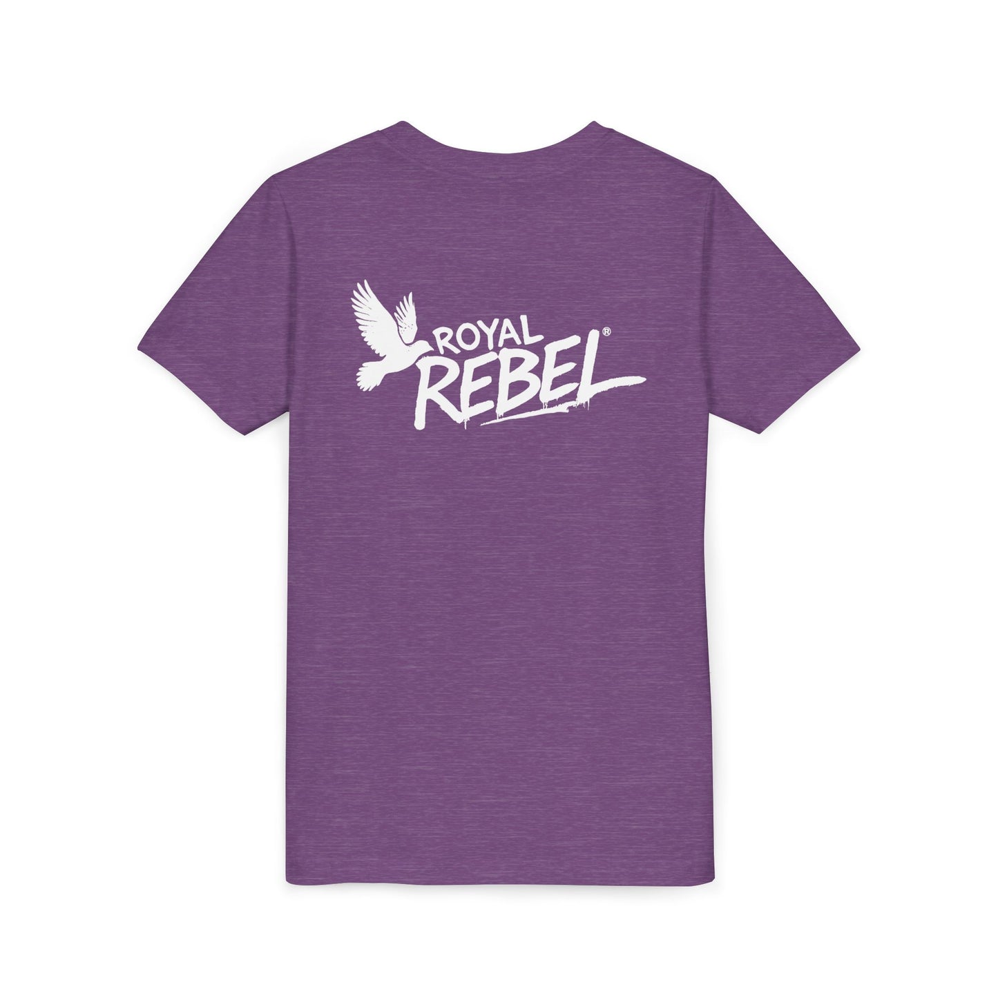 Royal Rebel Graffiti Youth Tee — Kids' Graphic Skate Streetwear T-Shirt