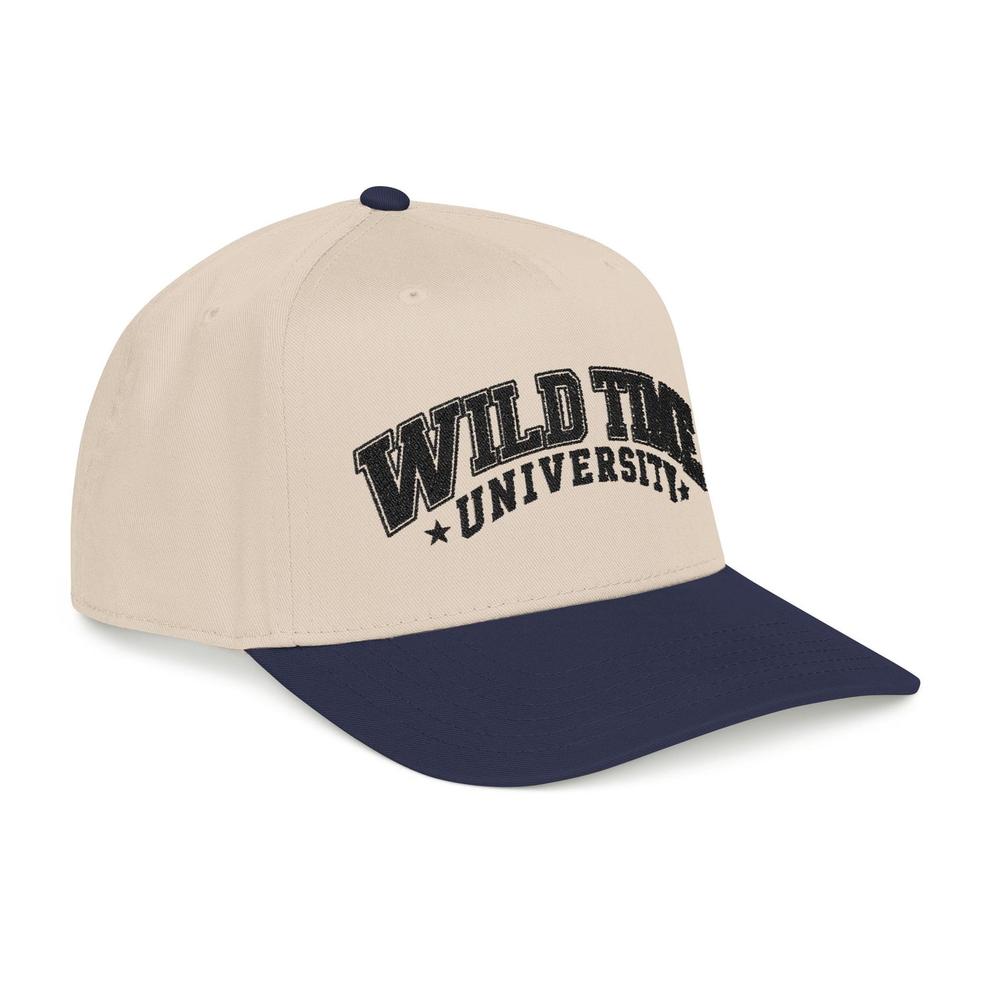 Wild Time™ University Baseball Cap - Retro Collegiate Snapback
