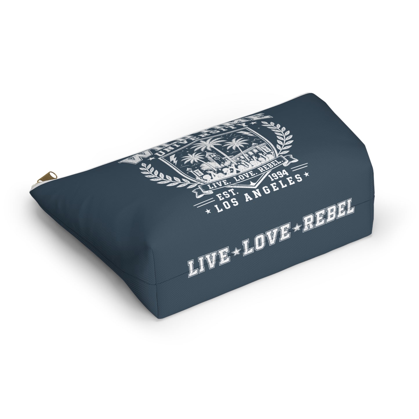 Wild Time™ University Navy Accessory Pouch - Travel Zip Bag
