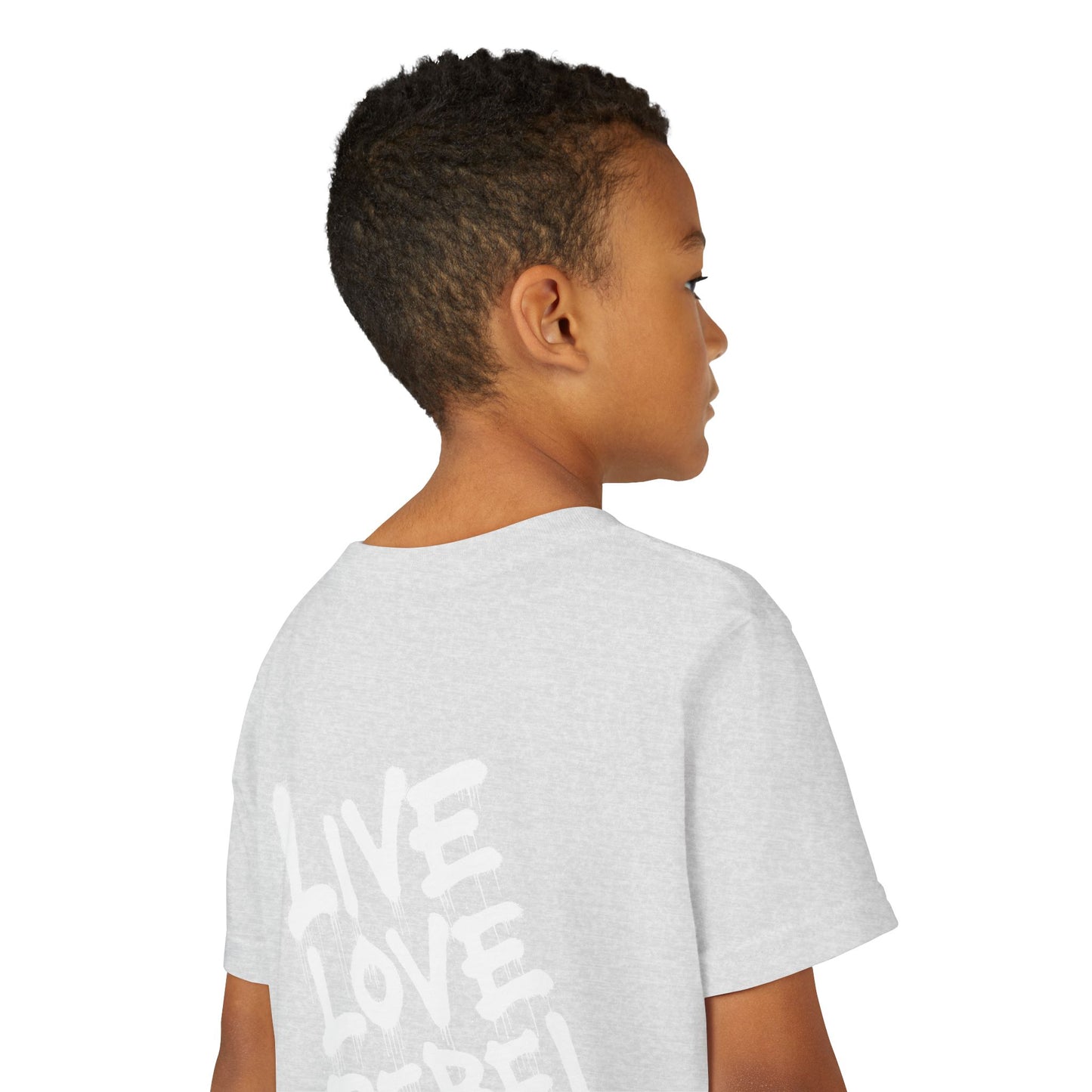 Live Love Rebel Youth Tee — Kids' Graphic Skate Streetwear T-Shirt