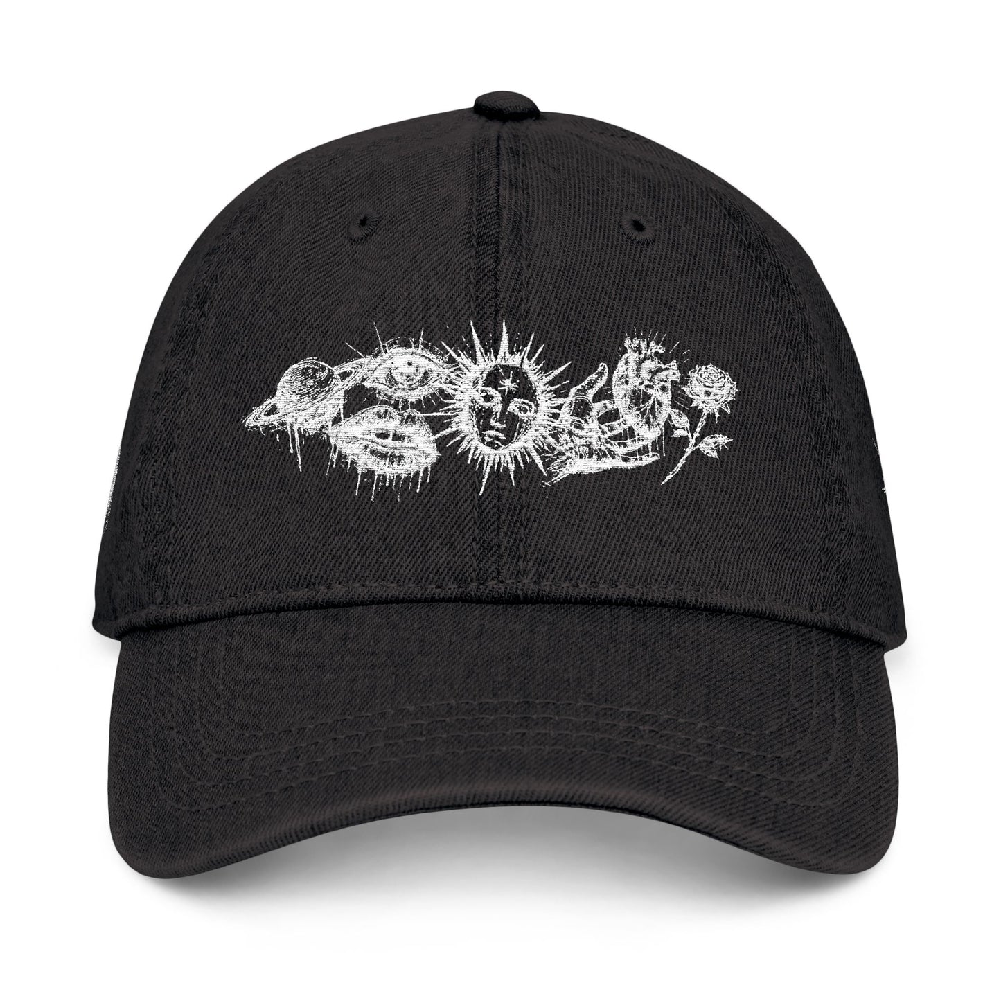Ethereal Royal Rebel® Sketch - Denim Hat Embroidered