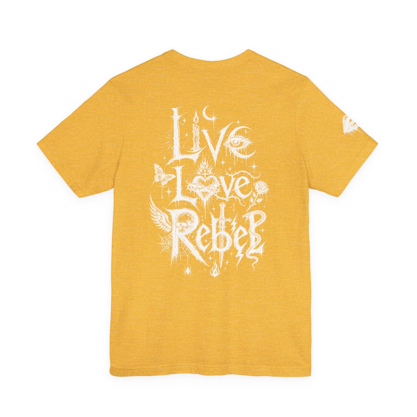 Rebel Sketch Tee - Edgy Unisex Jersey Tee for Rebel Minds