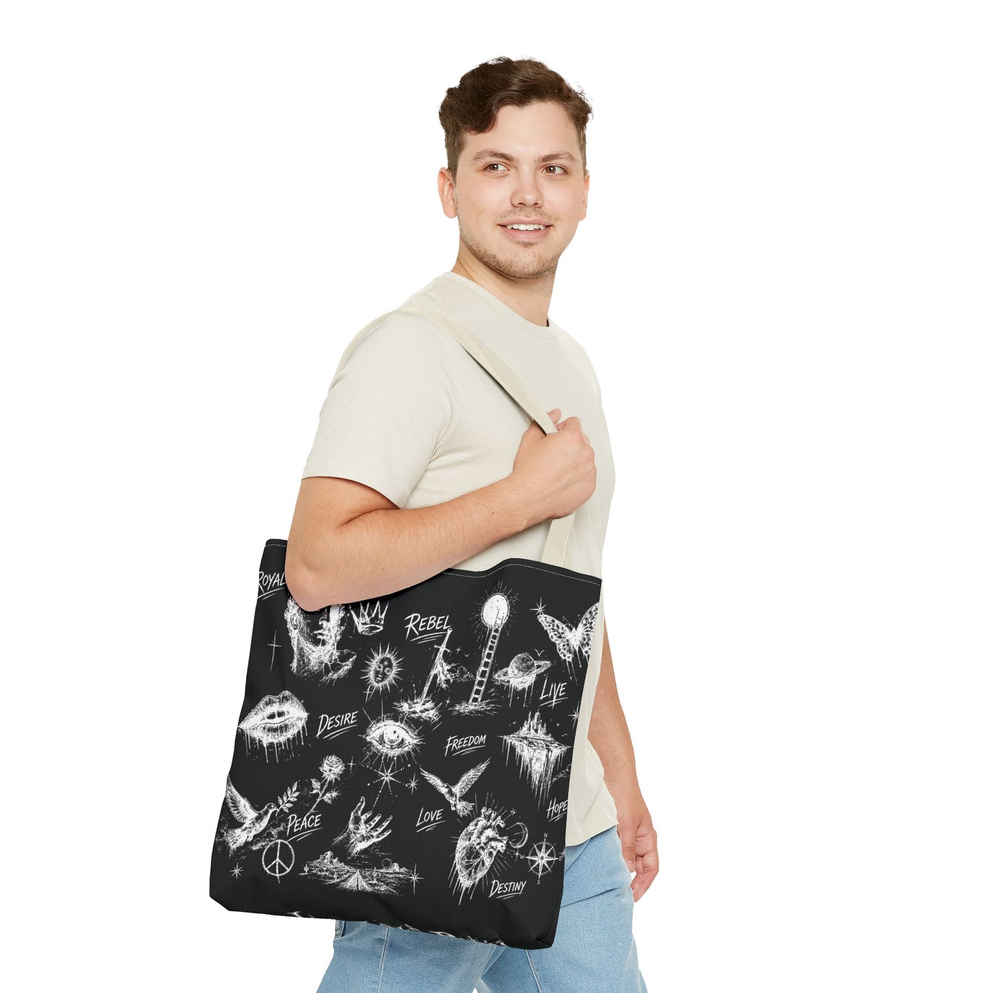 Royal Rebel® Ethereal Sketch Tote Bag