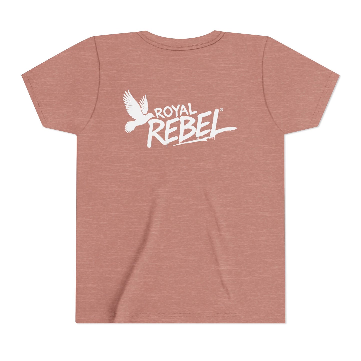 Royal Rebel Graffiti Youth Tee — Kids' Graphic Skate Streetwear T-Shirt