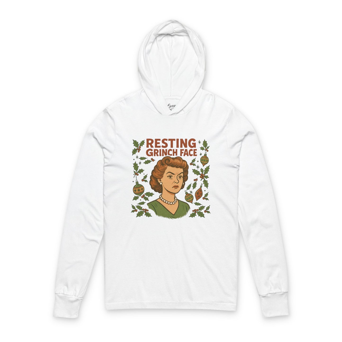 Resting Grinch Face Woman - Unisex Hoodie