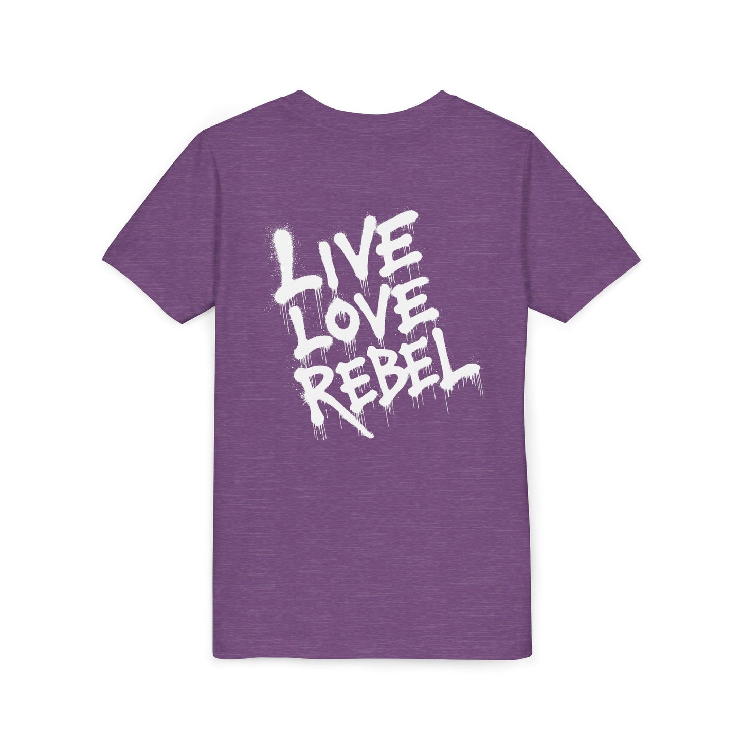 Live Love Rebel Youth Tee — Kids' Graphic Skate Streetwear T-Shirt