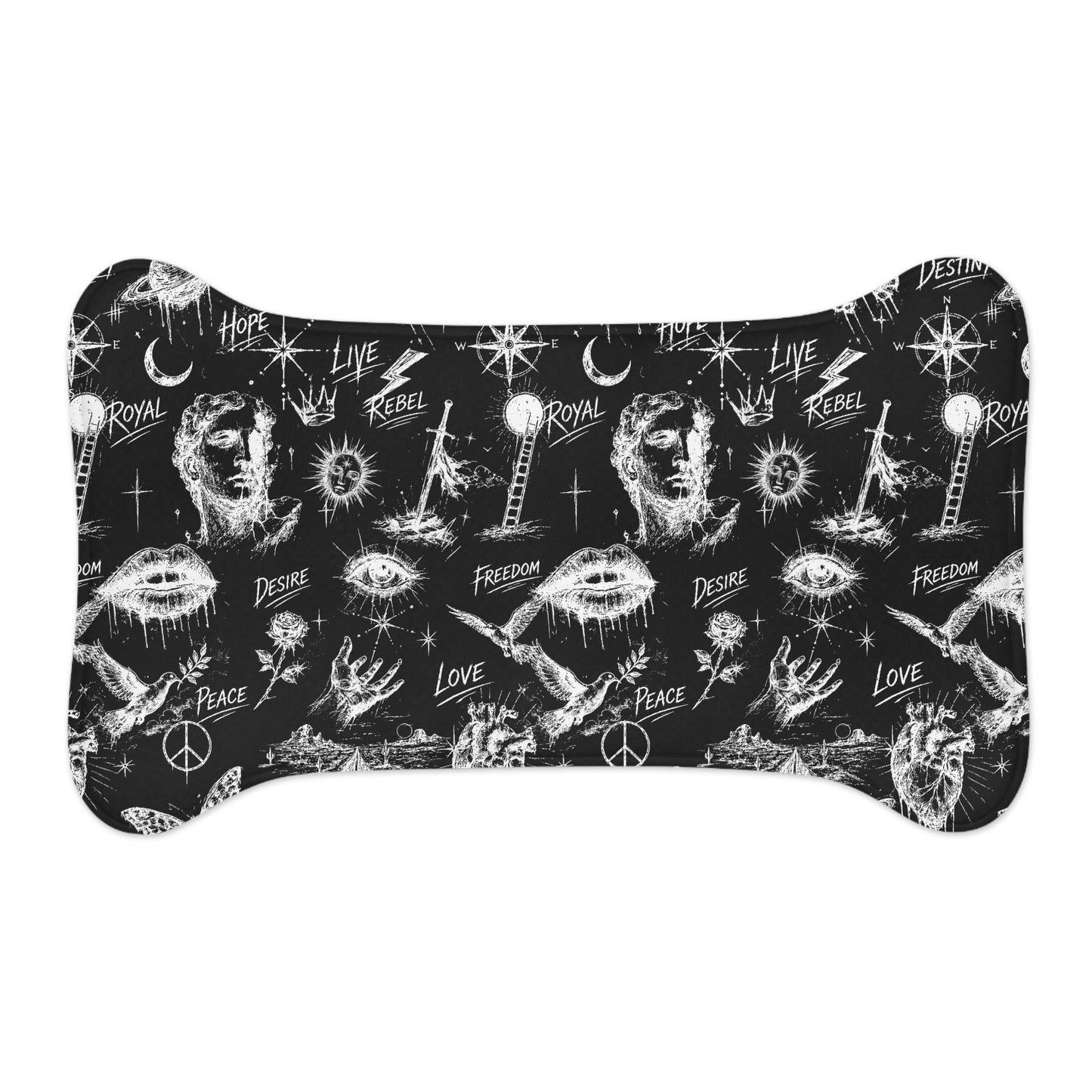 Rebel Sketch - Pet Feeding Mat