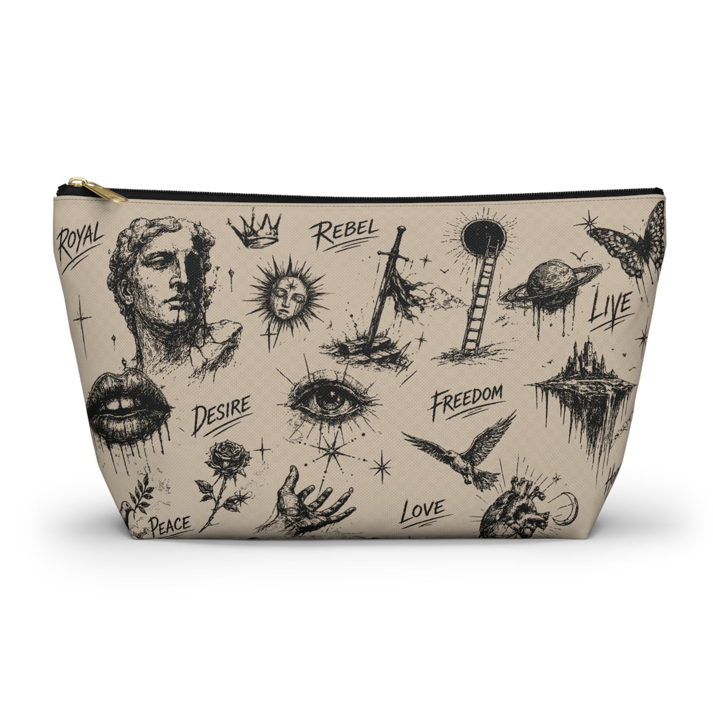 Ethereal Rebel Sketch  :  Everyday Rebel Pouch