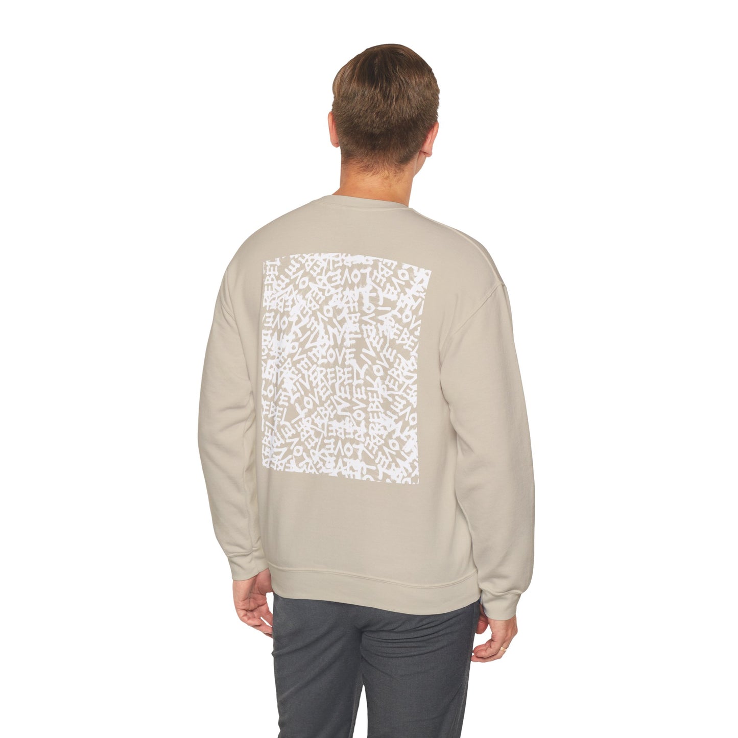 Royal Rebel® Unisex Crewneck Sweatshirt - Live Love Rebel™ Graphic
