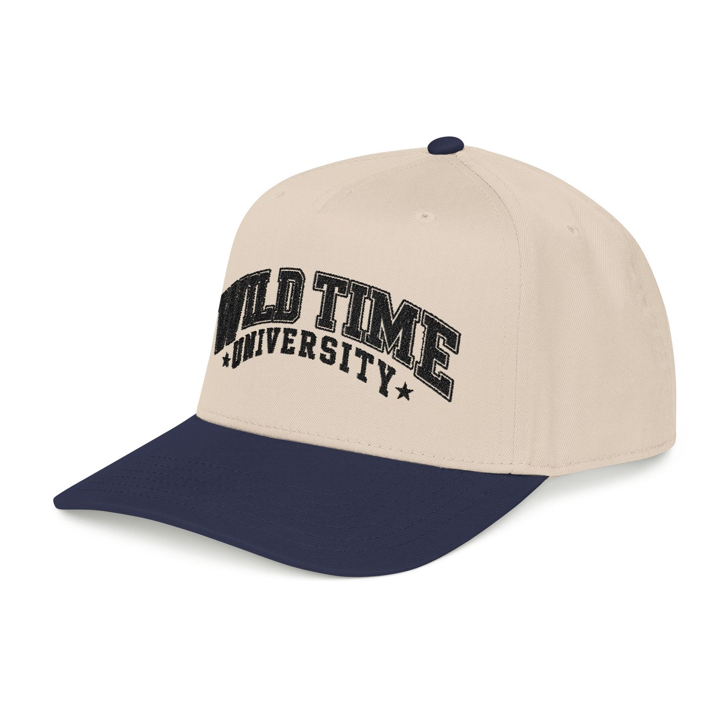 Wild Time™ University Baseball Cap - Retro Collegiate Snapback
