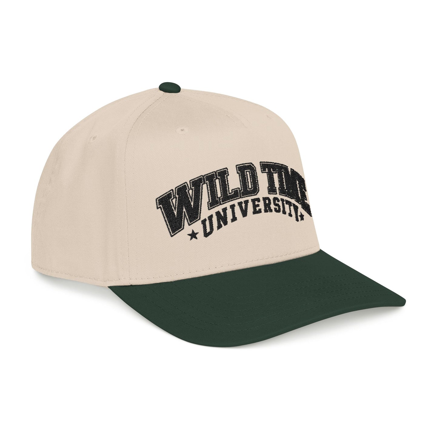 Wild Time™ University Baseball Cap - Retro Collegiate Snapback