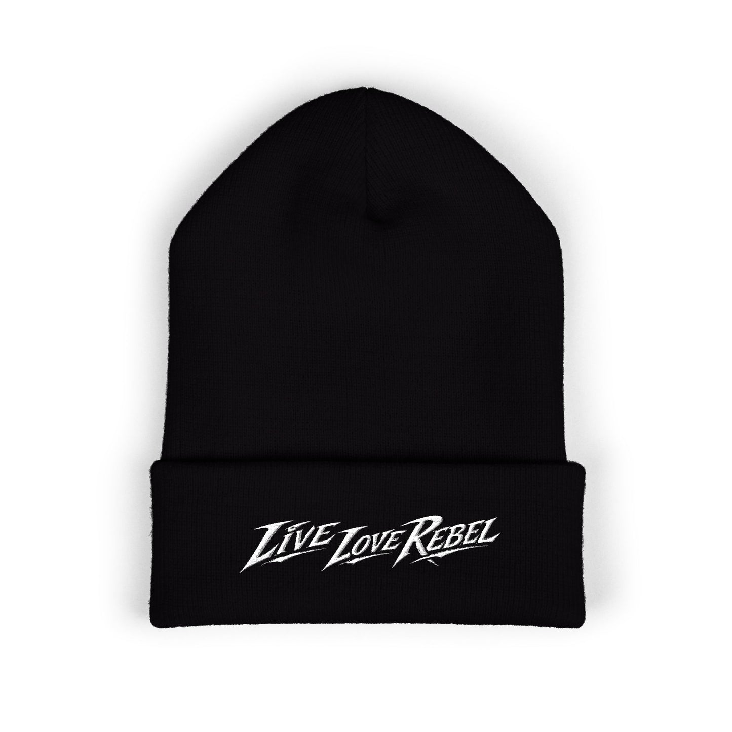 Live Love Rebel® Unisex Cuffed Beanie - Embroidered