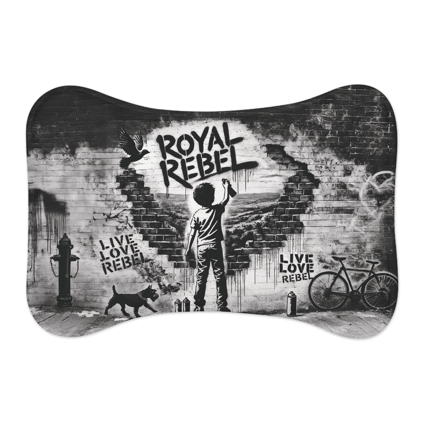 Graffiti Design - Pet Feeding Mat