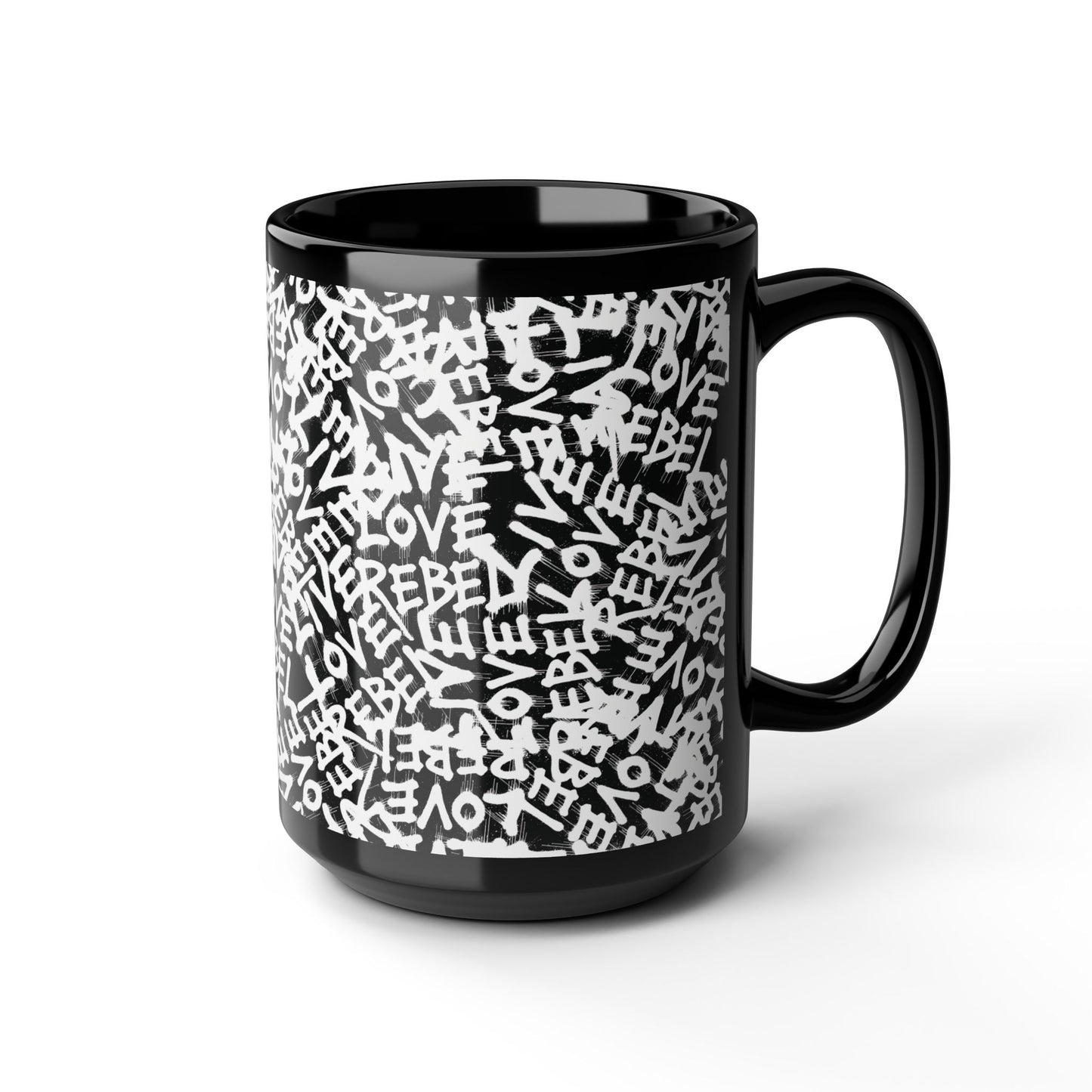 Live Love Rebel™ Black Mug - 15oz