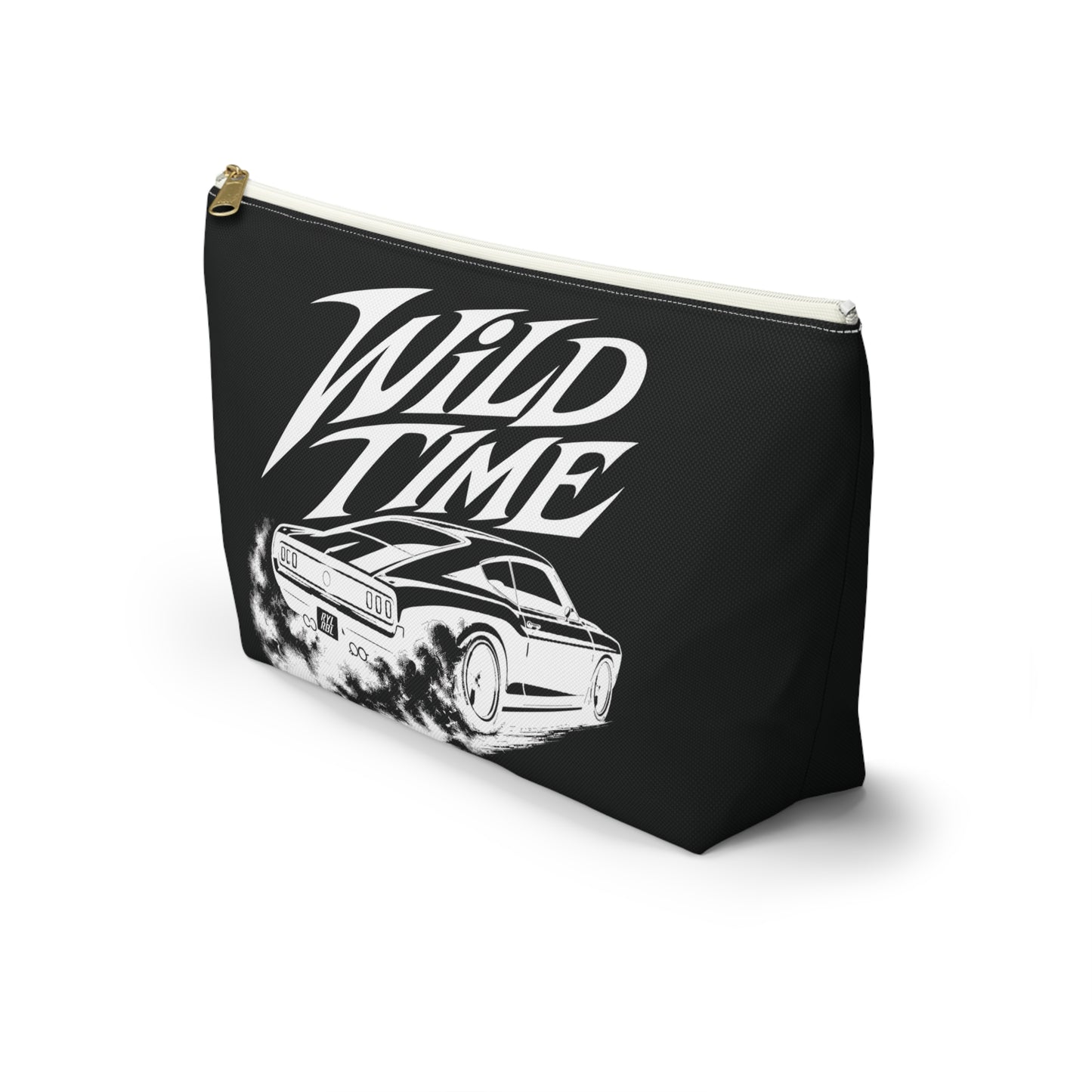 Wild Time™ Street Racer Black Accessory Pouch - Travel Zip Bag