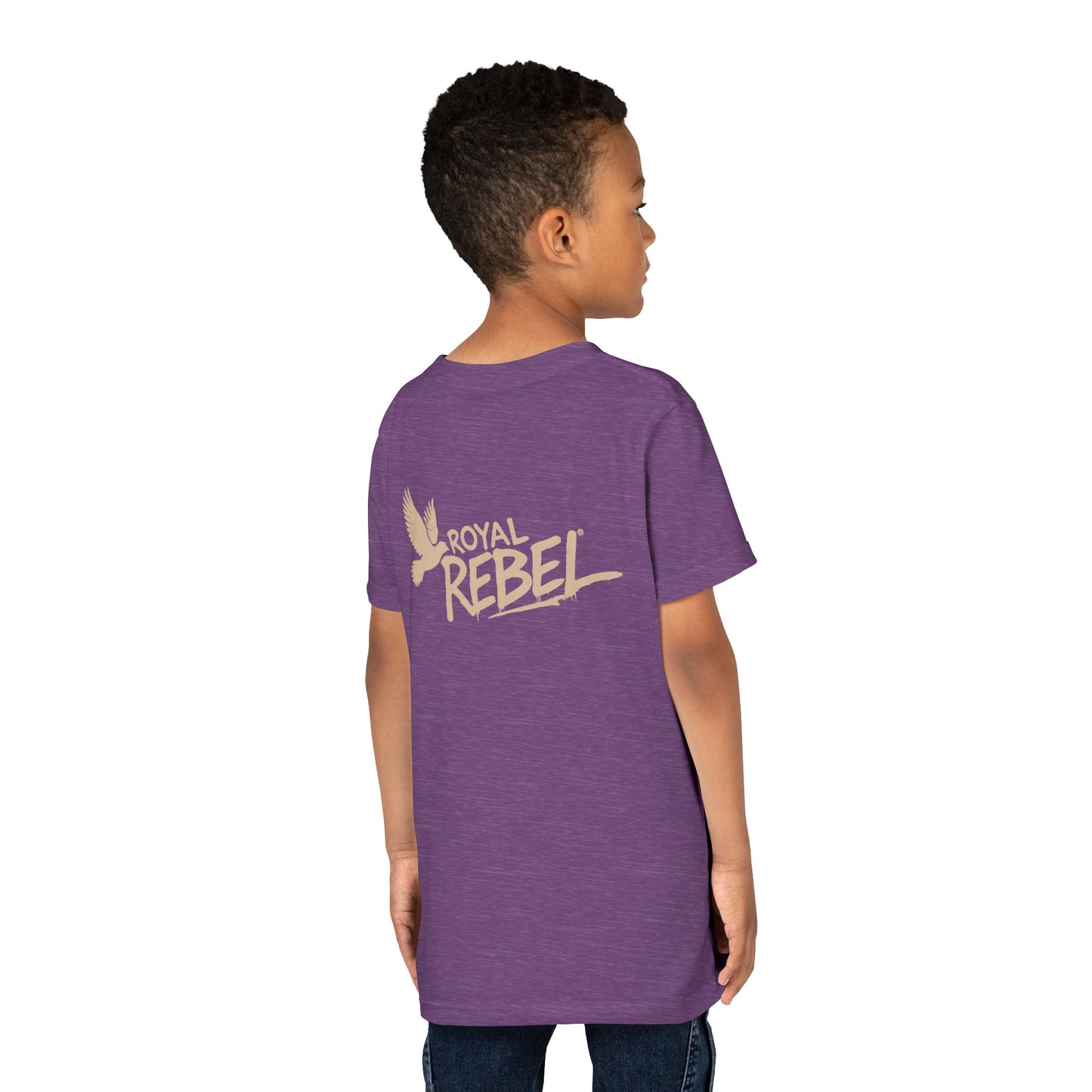 Royal Rebel Fly Youth Tee — Kids' Graphic Skate Streetwear T-Shirt