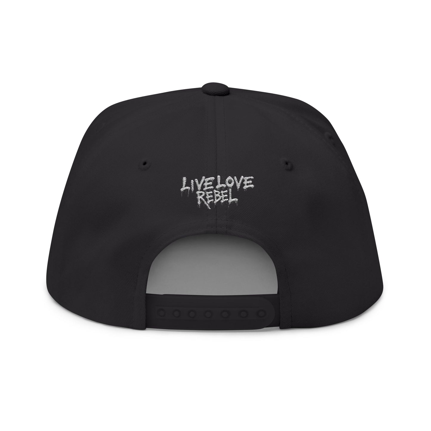 Royal Rebel® Embroidered Flat Bill Cap - Graffiti Wall