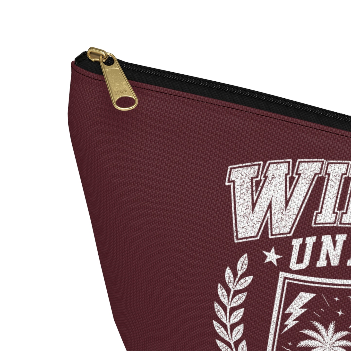 Wild Time™ University Maroon Accessory Pouch - Travel Zip Bag