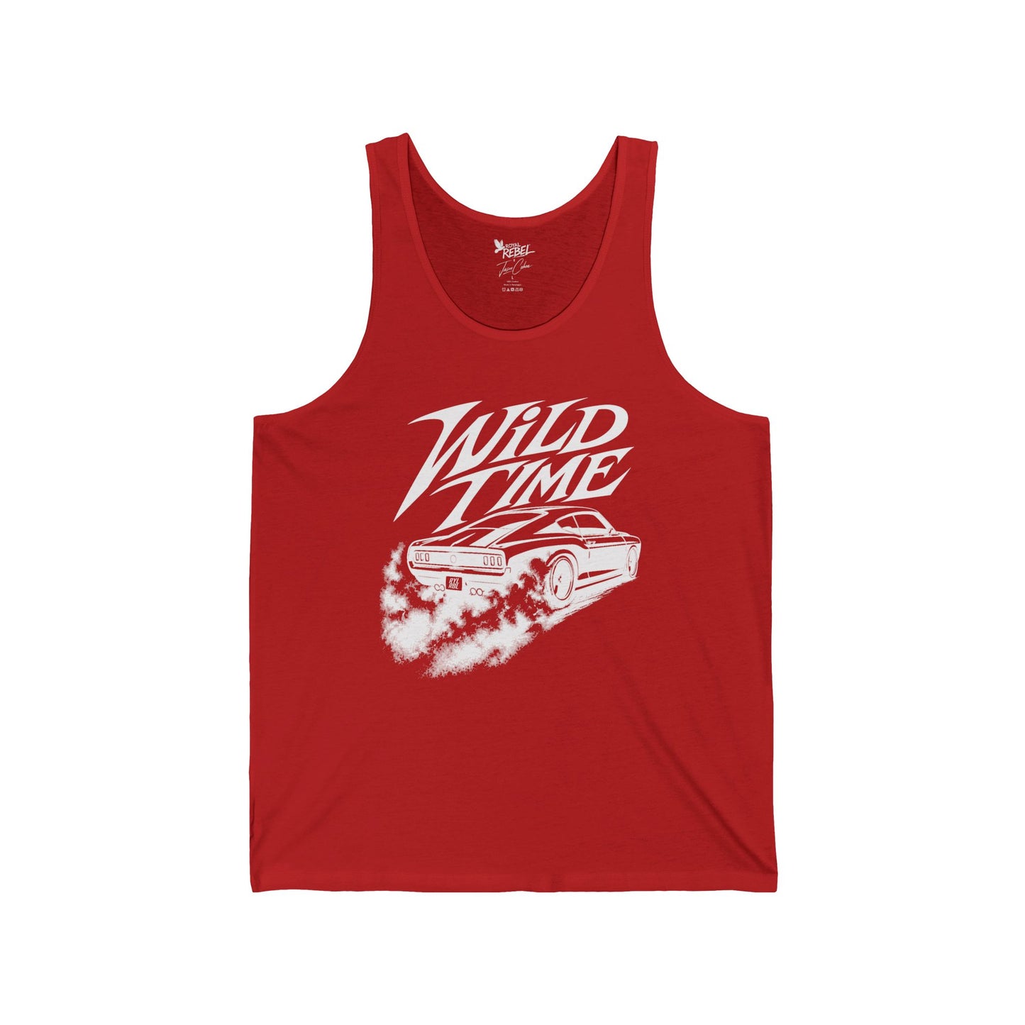 Wild Time™ Muscle Car Tank Top - Vintage Racing Graphic Tank