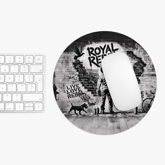 Royal Rebel® Graffiti Design Mouse Pad - Stylish & Durable