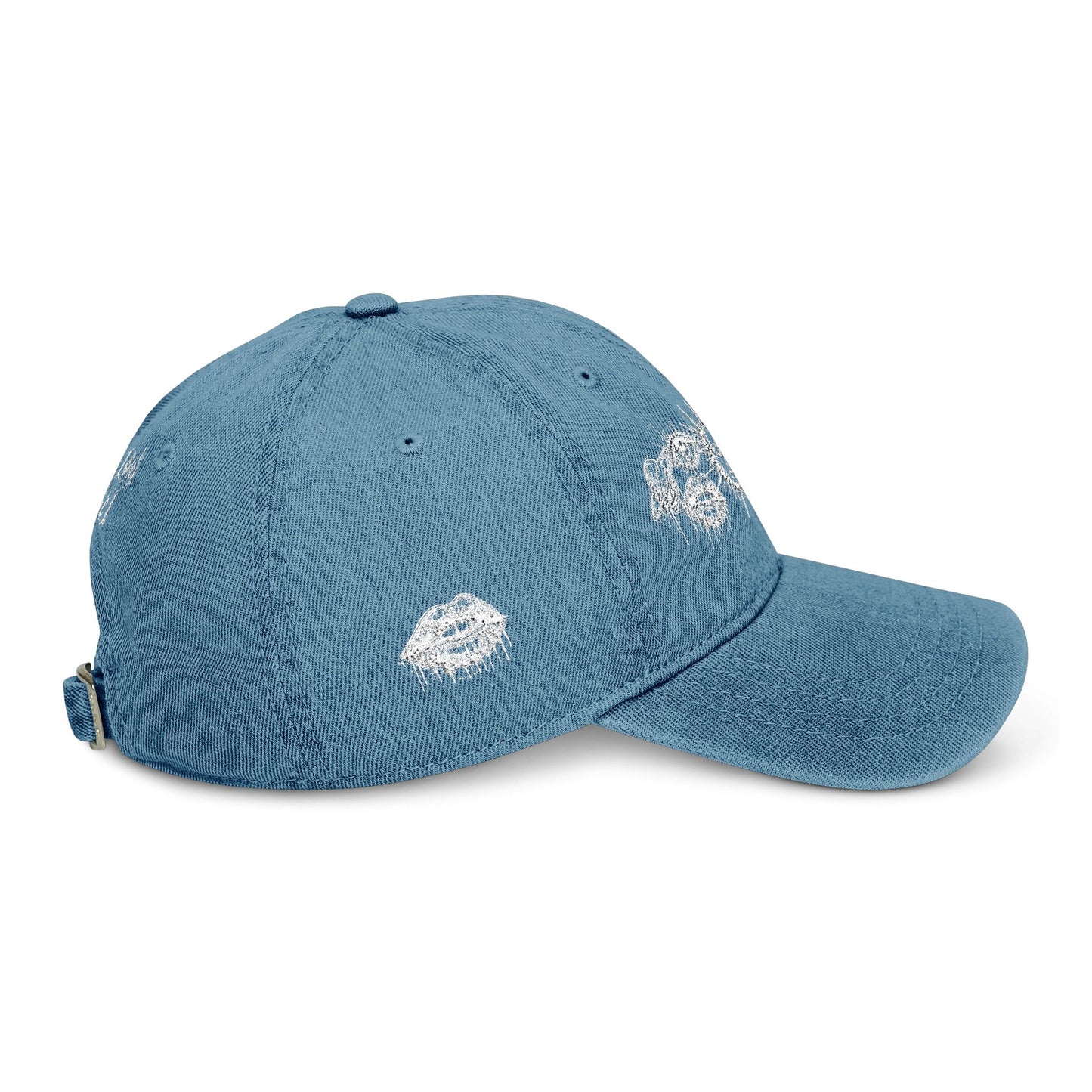 Ethereal Royal Rebel® Sketch - Denim Hat Embroidered