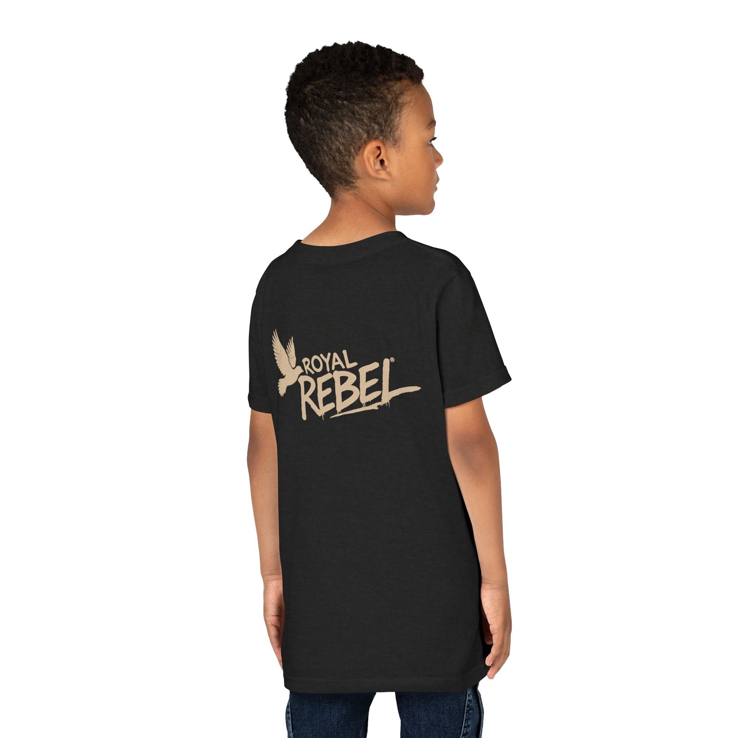 Royal Rebel Fly Youth Tee — Kids' Graphic Skate Streetwear T-Shirt