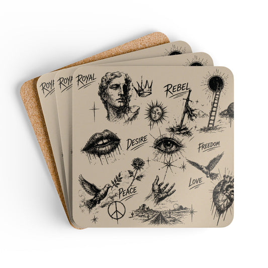 Rebel Sketches  - 4 Piece Coaster Set