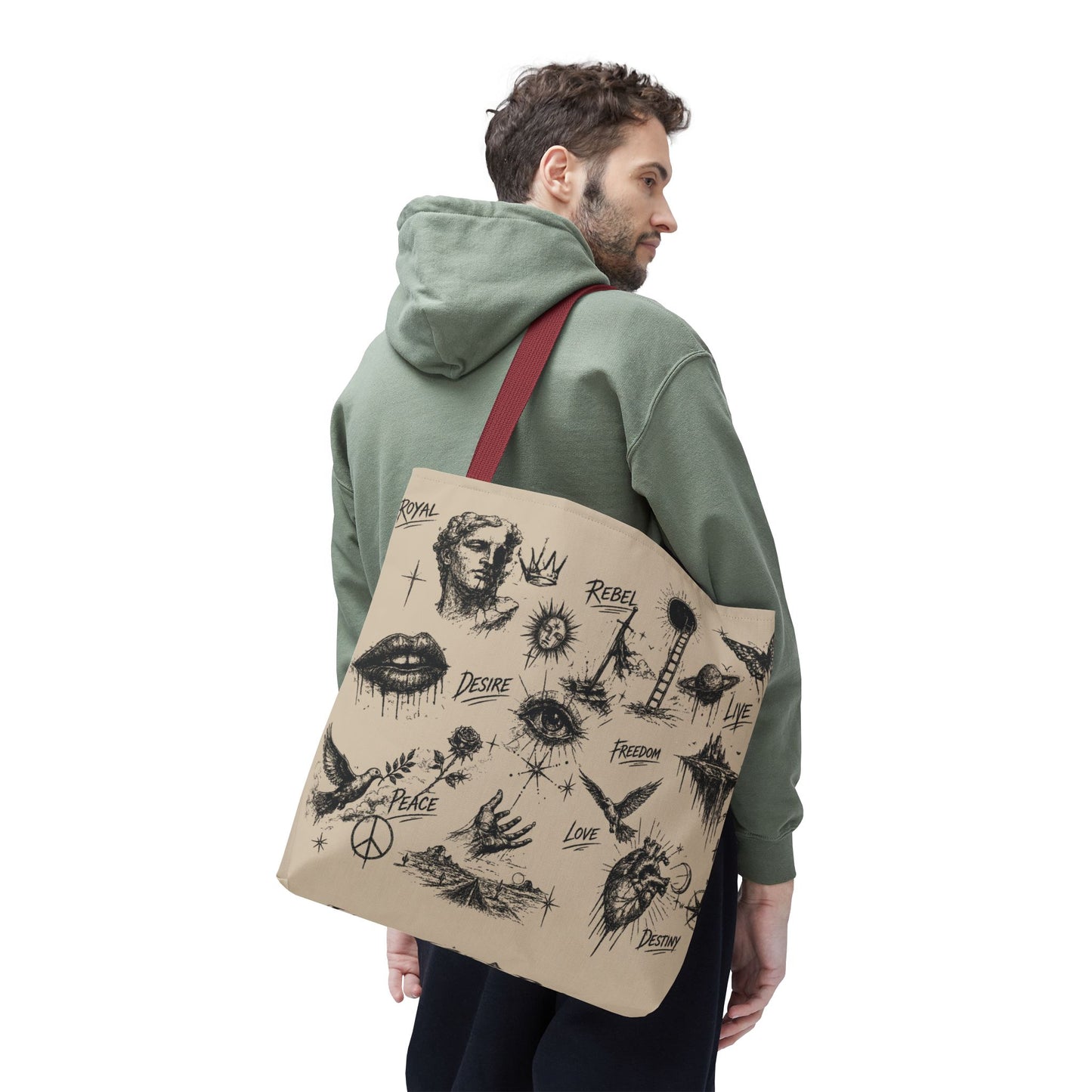 Royal Rebel® Ethereal Sketch Tote Bag