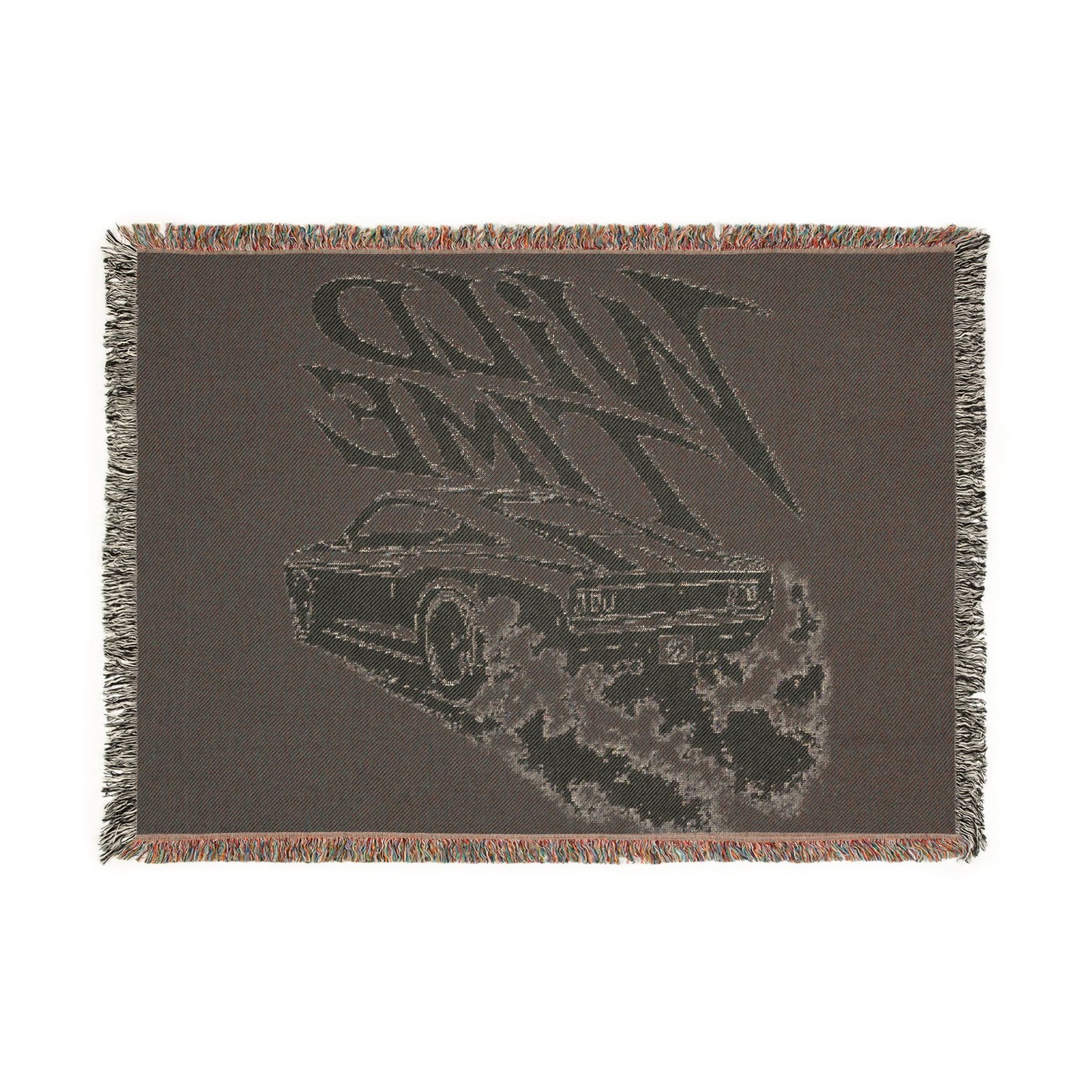 Woven Blanket - Wild Time™ Retro Muscle Car Throw Blanket