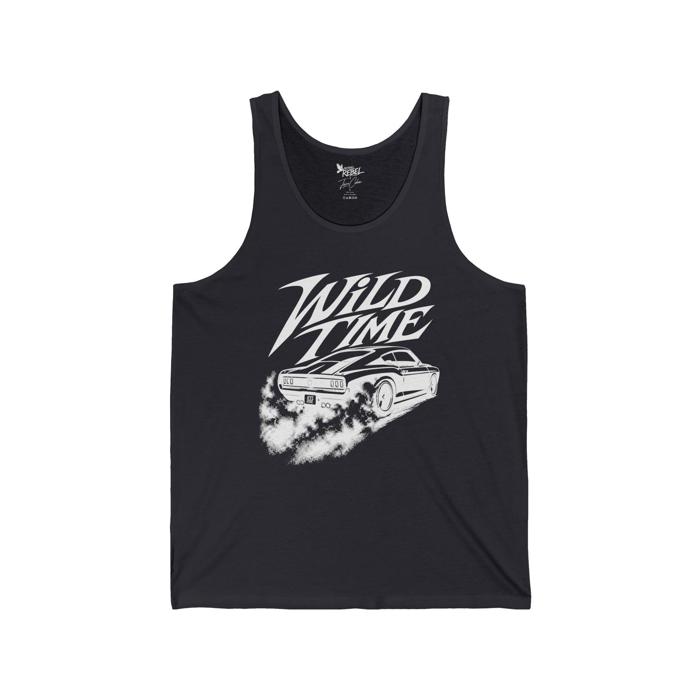 Wild Time™ Muscle Car Tank Top - Vintage Racing Graphic Tank